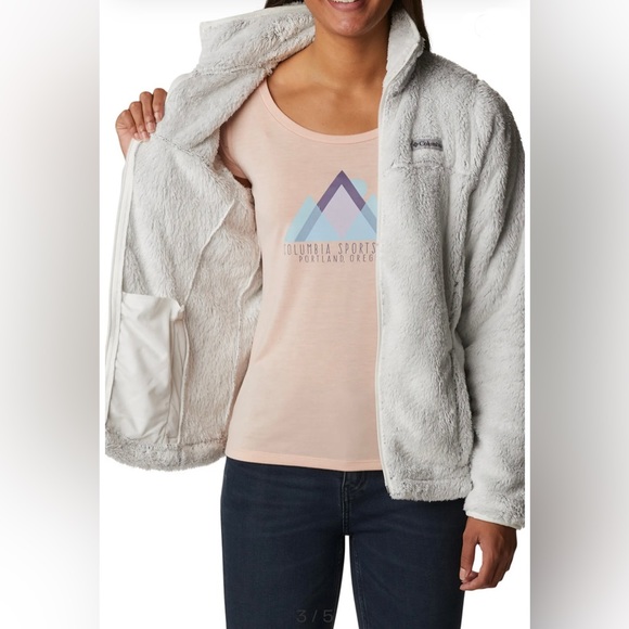 Columbia Women’s Cloudy Day Full Zip Fleece Jacket - Picture 3 of 14